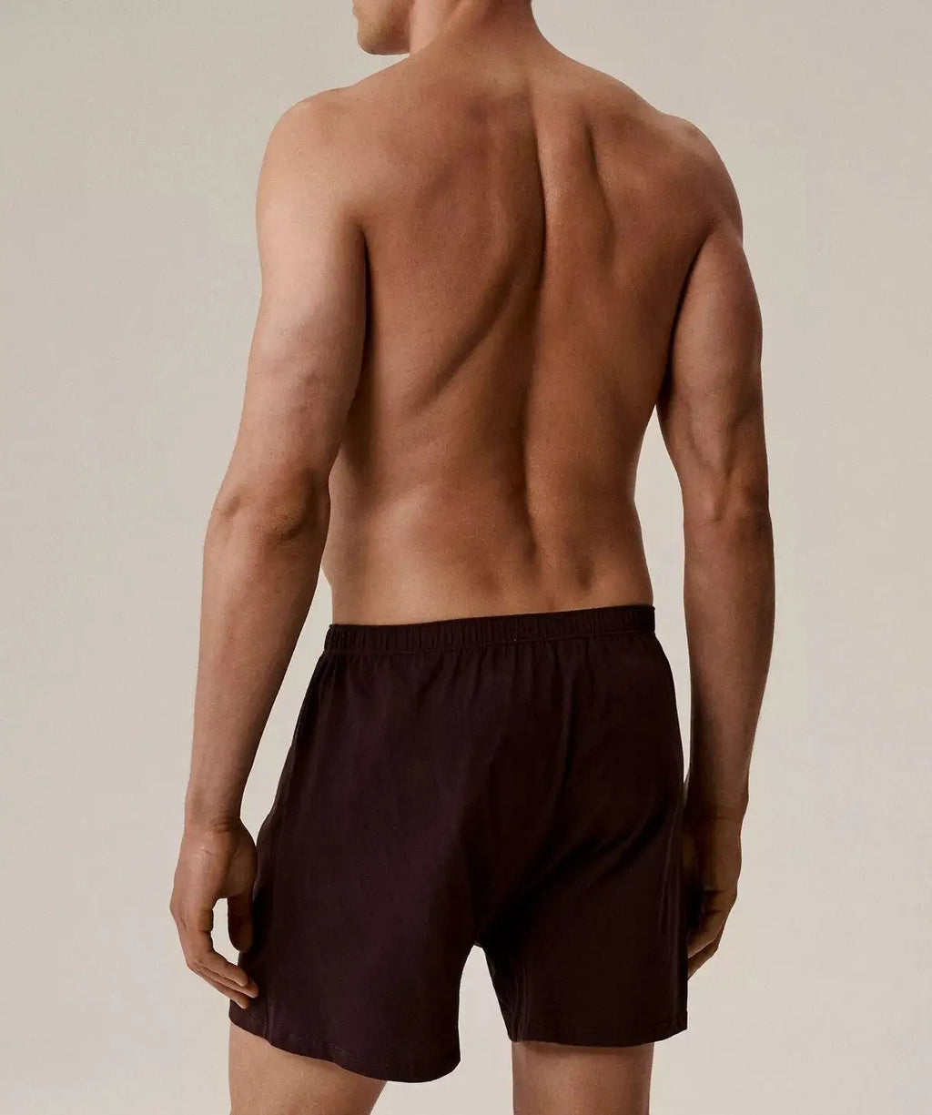 Boxer morbido con bottoni in 100% cotone - pack da 2 pezzi