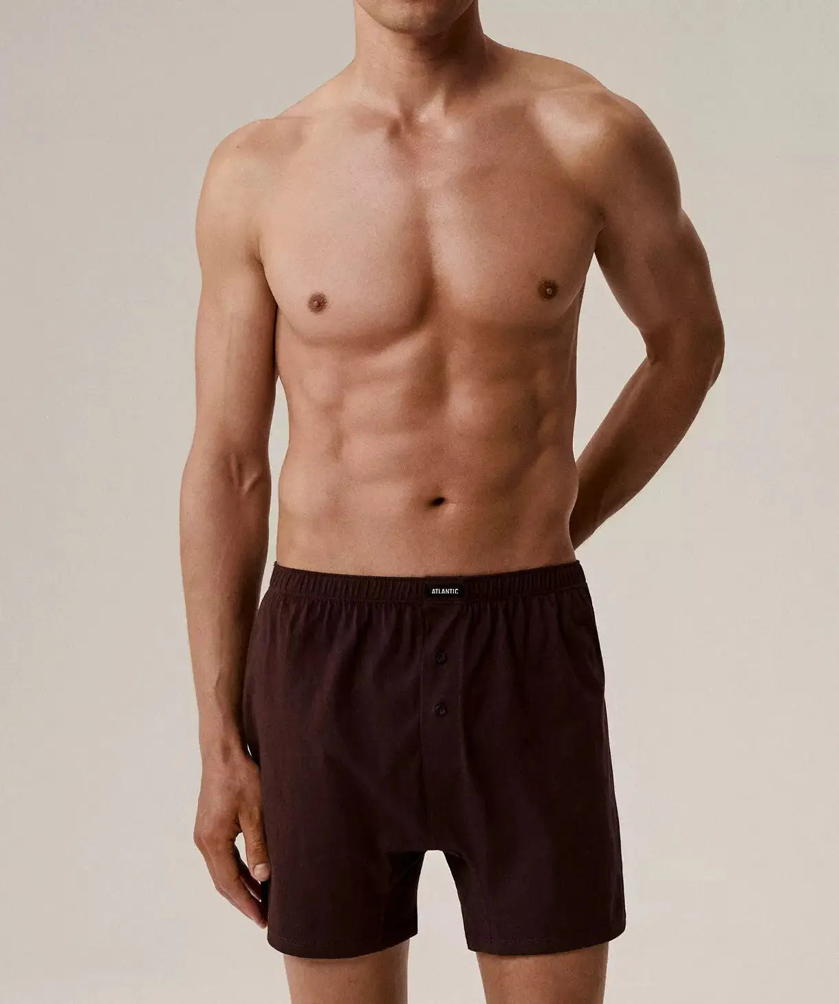 Boxer morbido con bottoni in 100% cotone - pack da 2 pezzi