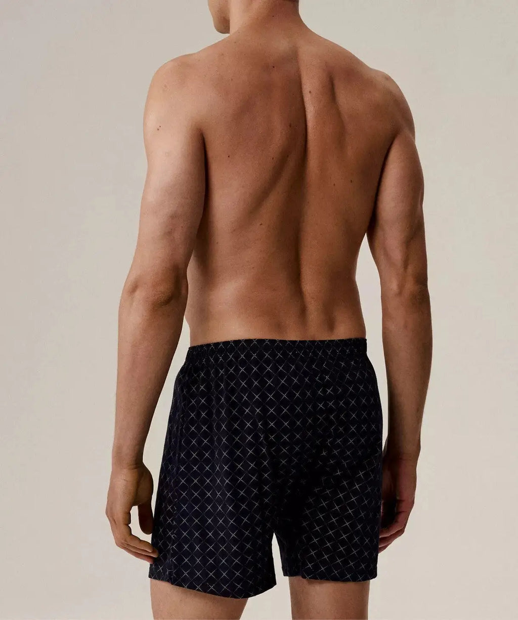 Boxer morbido con bottoni in 100% cotone - pack da 2 pezzi