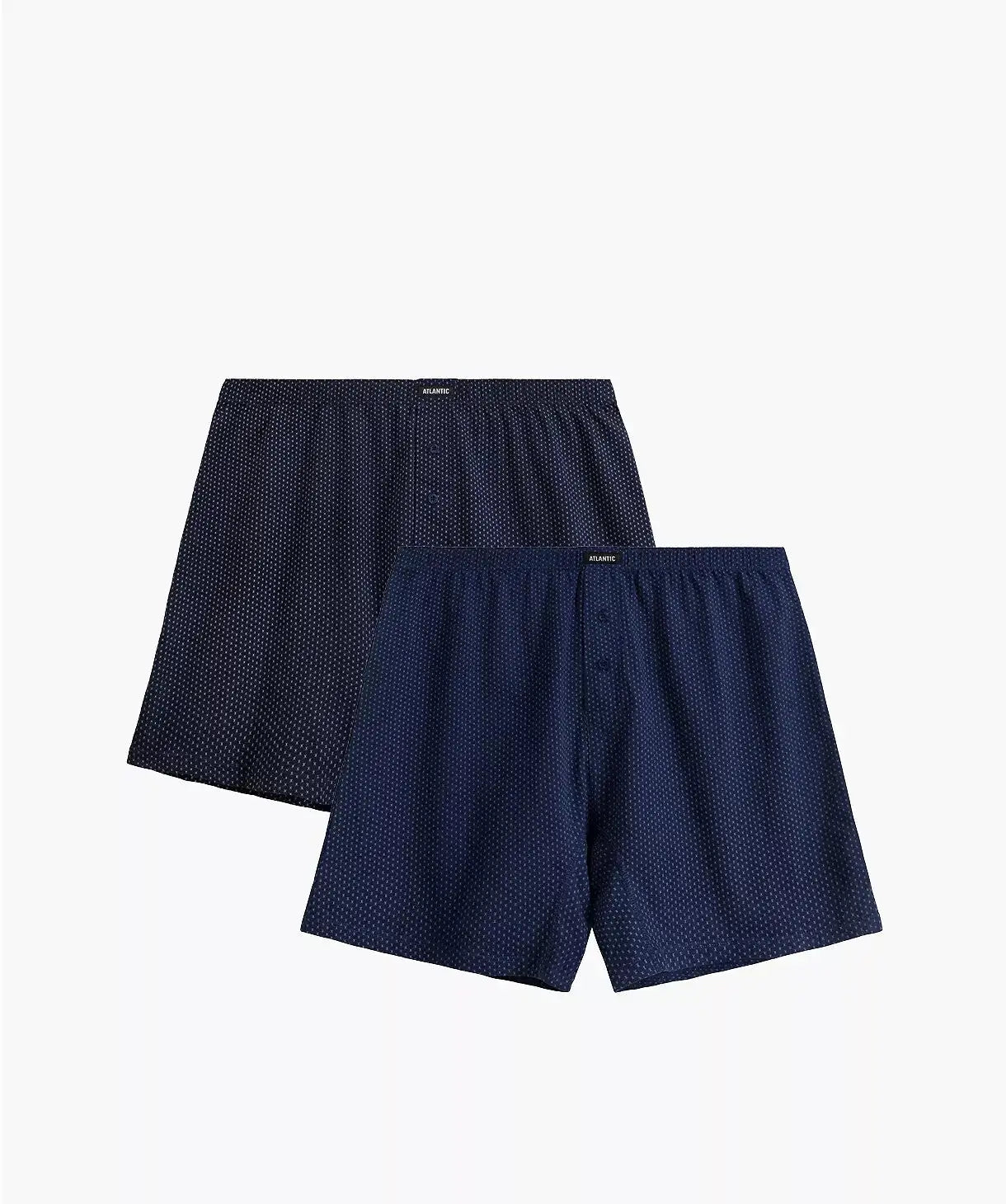 Boxer morbido con bottoni in 100% cotone - pack da 2 pezzi