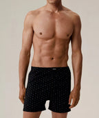 Boxer morbido con bottoni in 100% cotone - pack da 2 pezzi