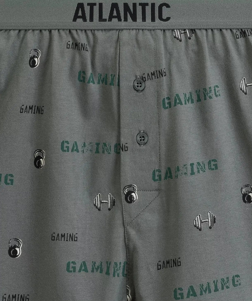 Boxer morbido con bottoni in 100% cotone - pack da 2 pezzi