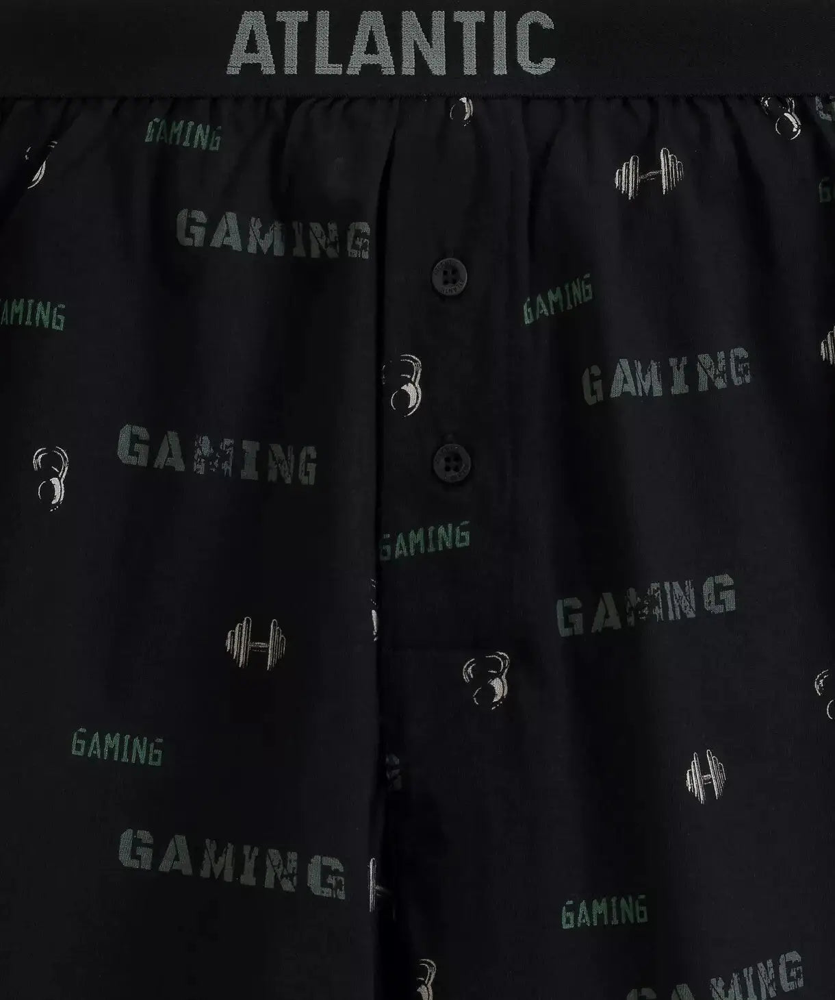 Boxer morbido con bottoni in 100% cotone - pack da 2 pezzi