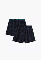 Boxer morbido con bottoni in 100% cotone - pack da 2 pezzi