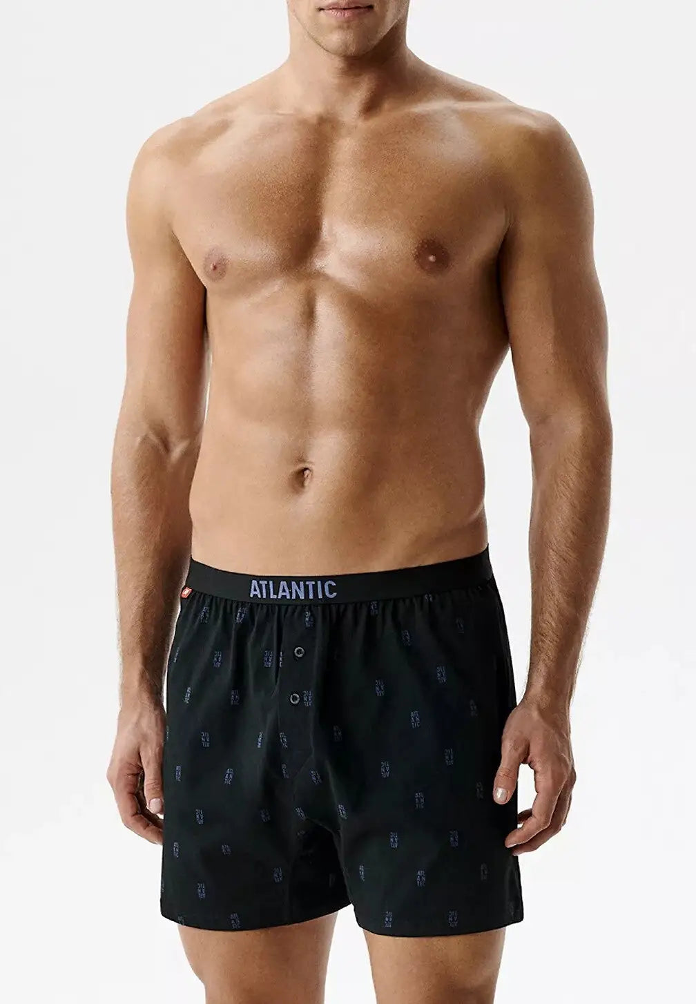 Boxer morbido con bottoni in 100% cotone - pack da 2 pezzi