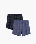Boxer morbido con bottoni in 100% cotone - pack da 2 pezzi