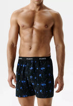 Boxer morbido con bottoni in 100% cotone - pack da 2 pezzi