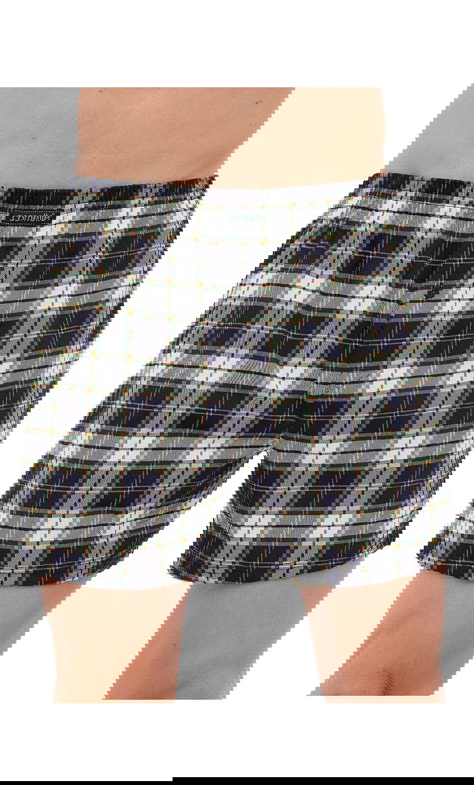 Boxer uomo ampio con bottoni 100% cotone - classic comfort