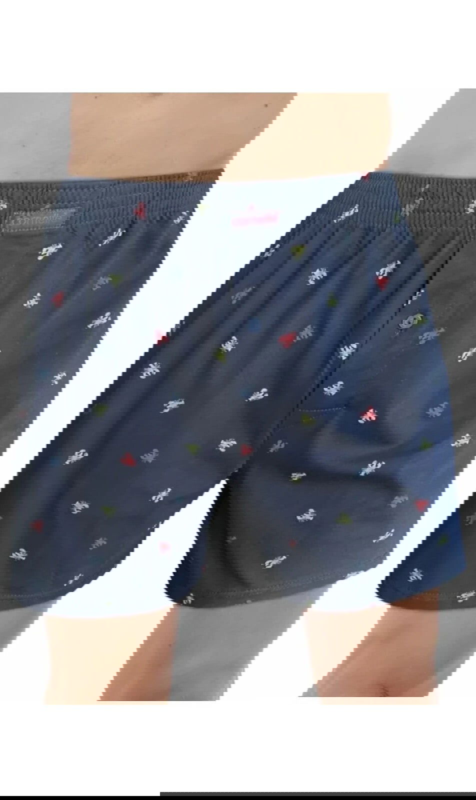 Boxer uomo ampio con bottoni 100% cotone - classic comfort