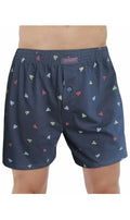 Boxer uomo ampio con bottoni 100% cotone - classic comfort