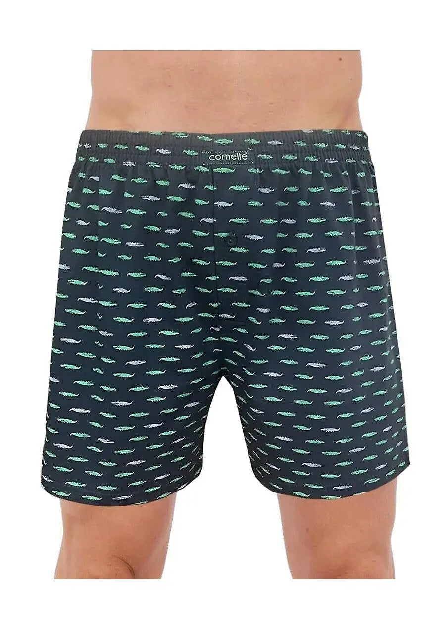 Boxer uomo ampio con bottoni 100% cotone - classic comfort