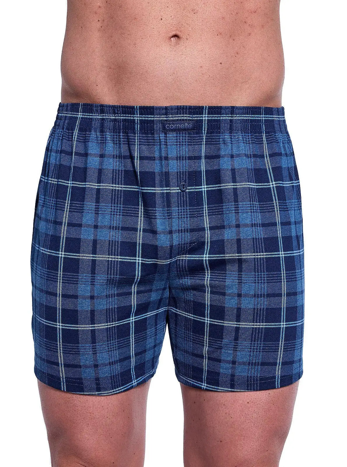 Boxer uomo ampio con bottoni cotone elasticizzato - classic