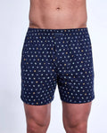 Boxer uomo ampio con bottoni in cotone elasticizzato