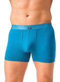 Mxh 267 - boxer uomo bambù tinta unita – elastico fantasia