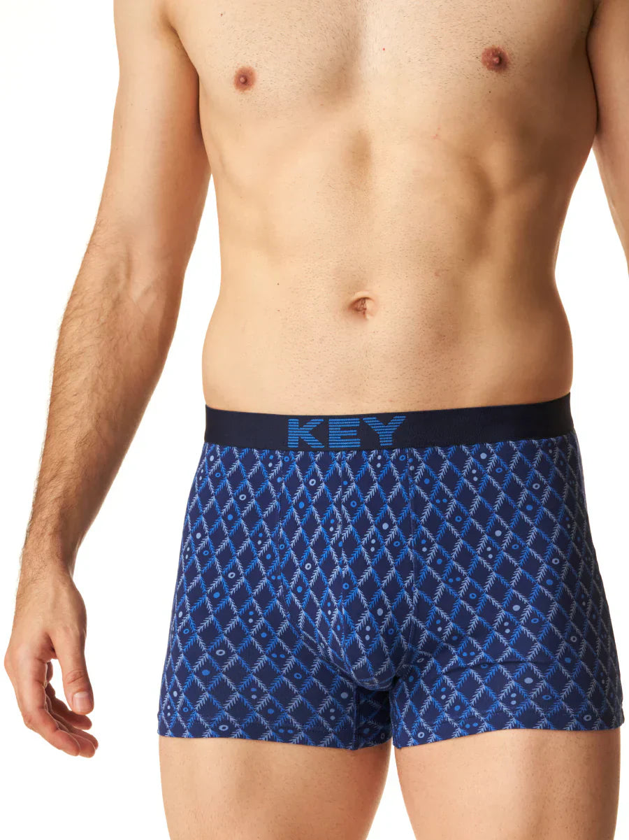 Boxer uomo in cotone elasticizzato a fantasia - mxh 516