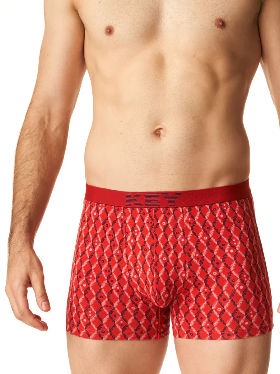 Boxer uomo in cotone elasticizzato a fantasia - mxh 516