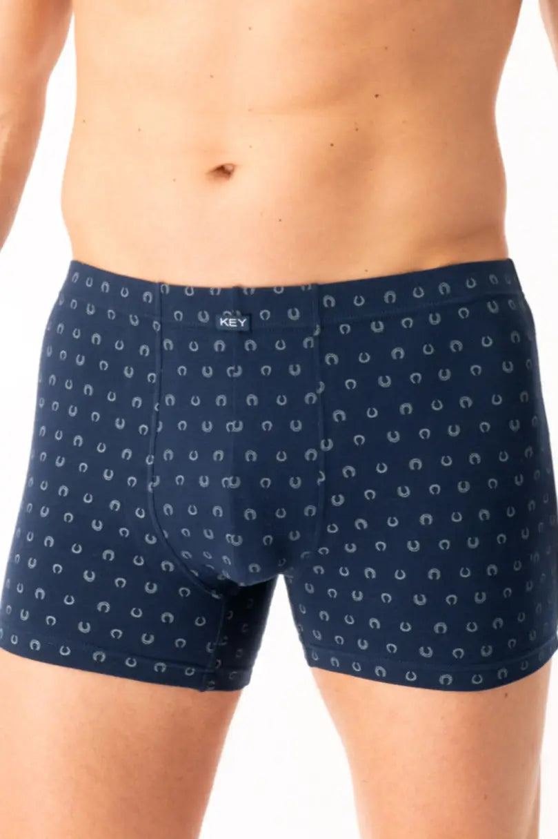 Boxer uomo in cotone elasticizzato a fantasia - mxh 612