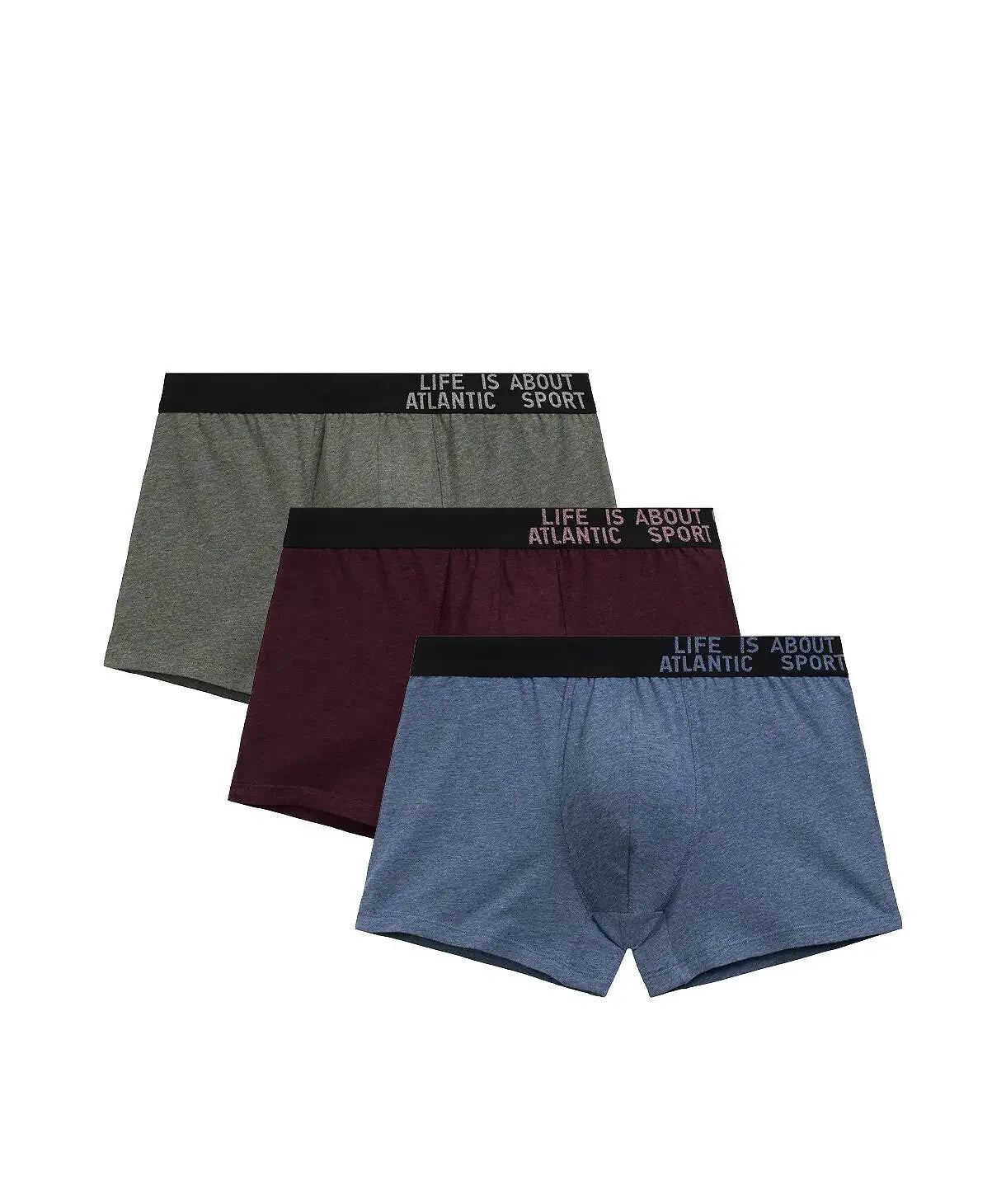 Boxer uomo in cotone elasticizzato – pack da 3 pezzi