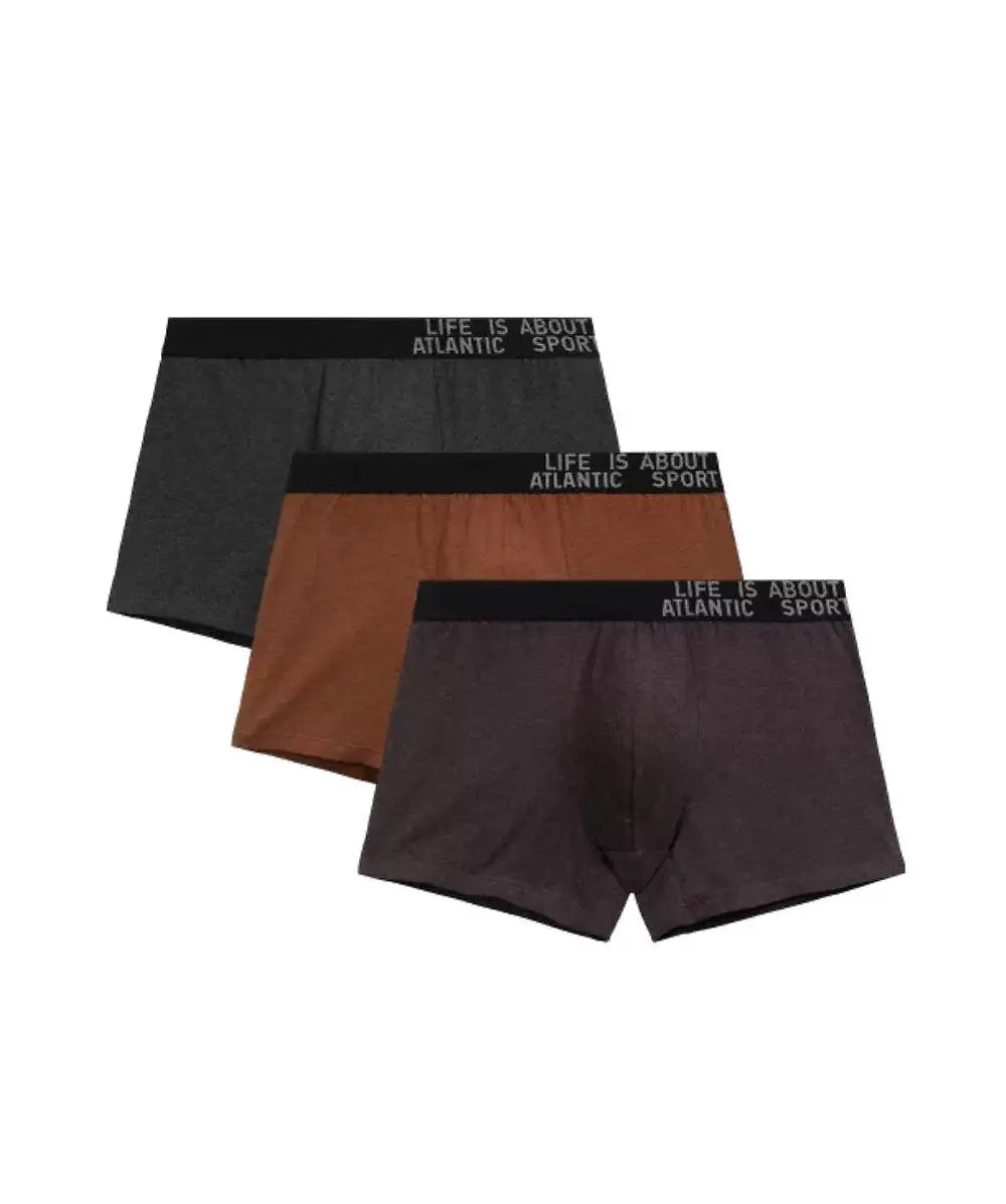 Boxer uomo in cotone elasticizzato – pack da 3 pezzi