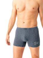 Mxh 354 - boxer uomo cotone elasticizzato a righe