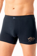 Boxer uomo in cotone elasticizzato con stampa - mxh 706