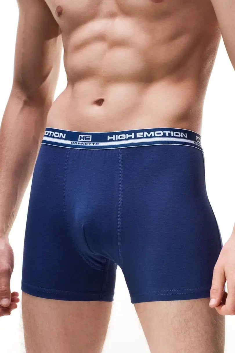 Boxer uomo in cotone con elastico a vista - high emotion