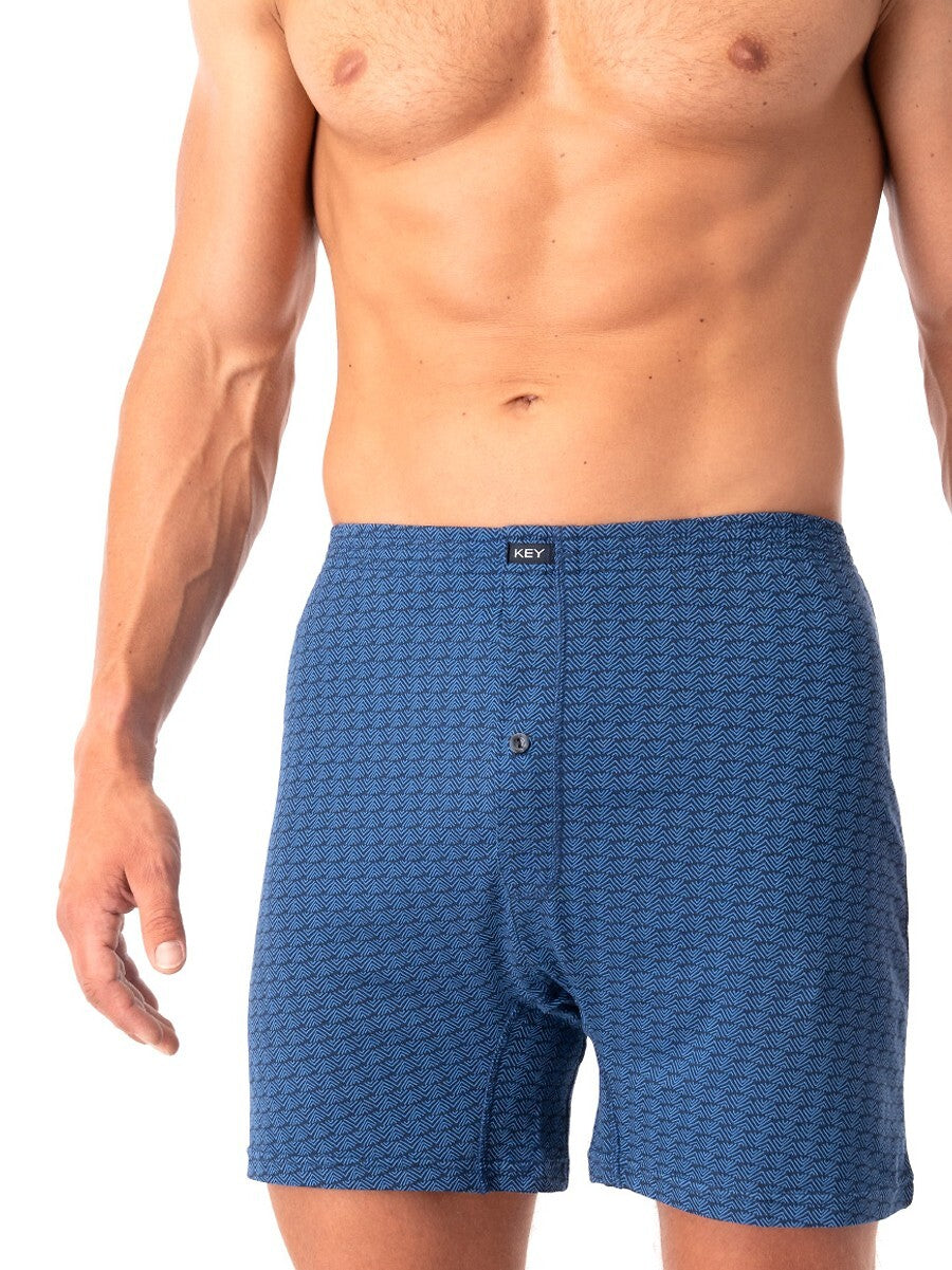 Boxer uomo in cotone con motivo discreto - mxc 813