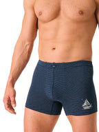 Boxer uomo in cotone premium – design a righe con stampa