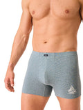 Boxer uomo in cotone premium – design a righe con stampa