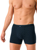 Boxer uomo in cotone premium – stampa marinara con elastico