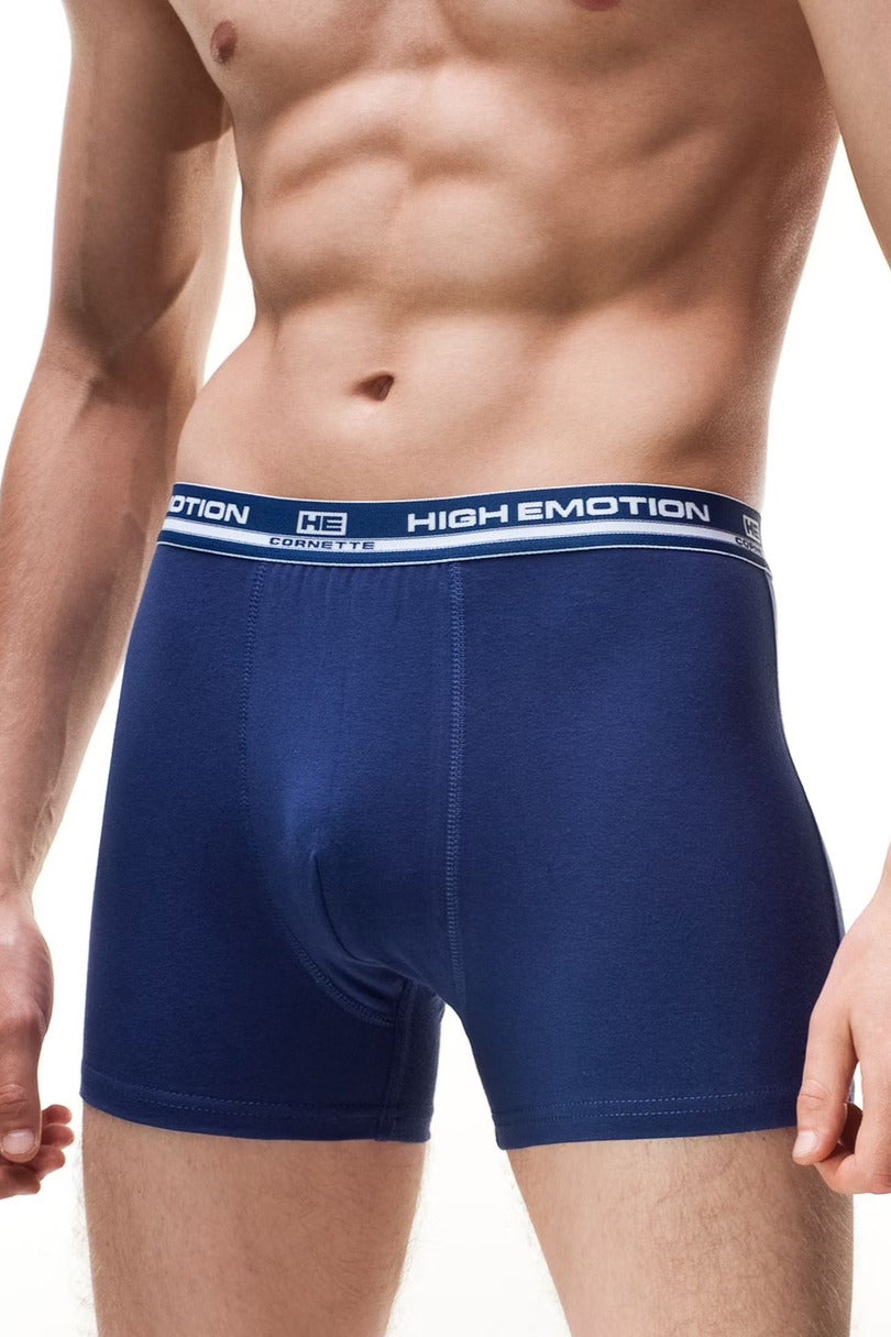 Boxer uomo in cotone con elastico a vista high emotion