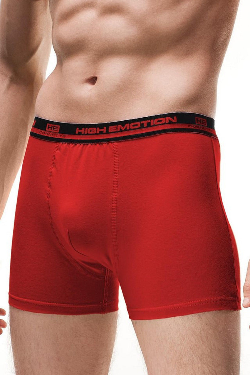 Boxer uomo in cotone con elastico a vista high emotion