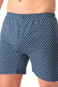 Boxer uomo in cotone con motivo a pesciolini - mxc 947