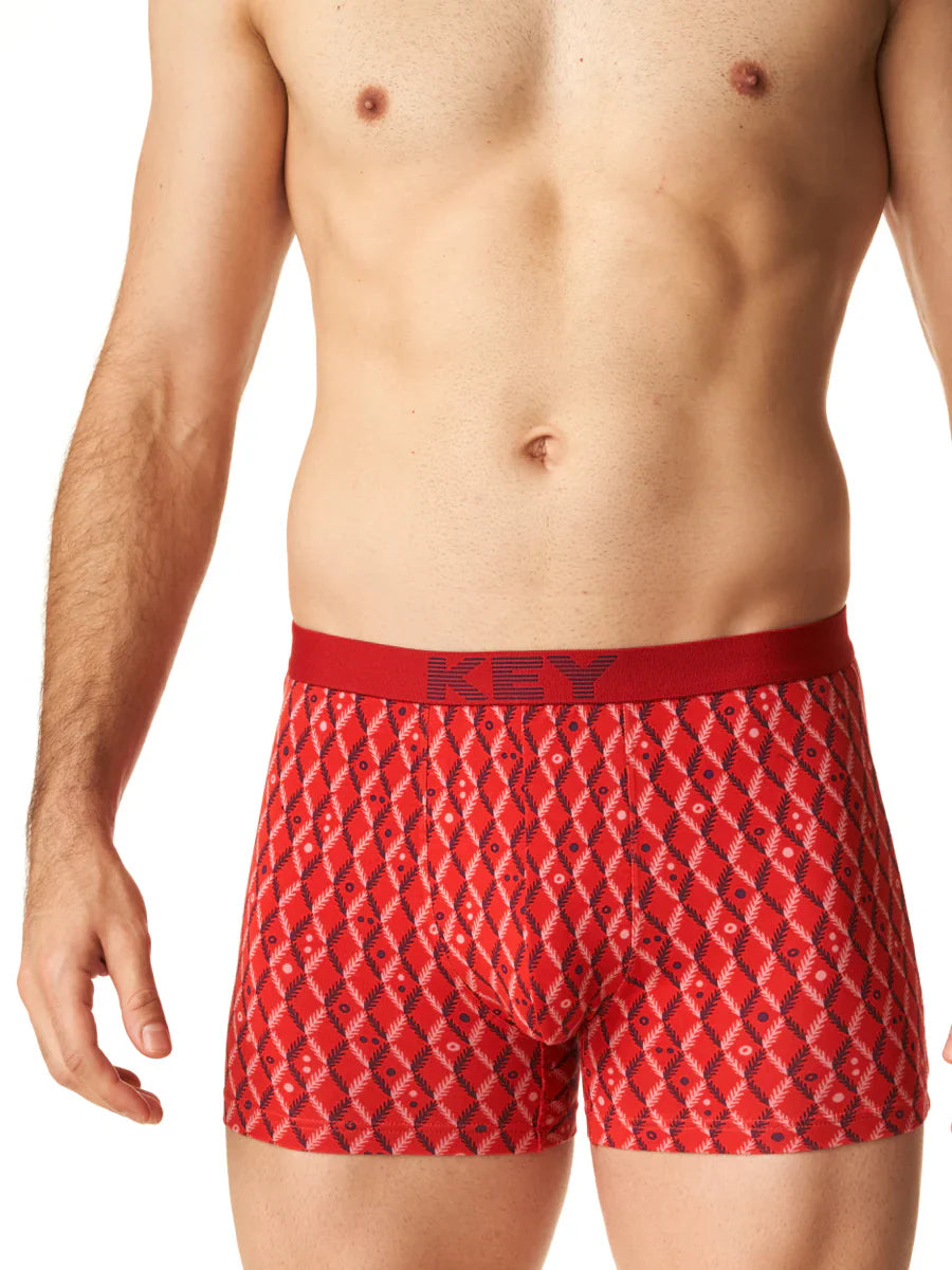 Boxer uomo in cotone elasticizzato a fantasia - mxh 516