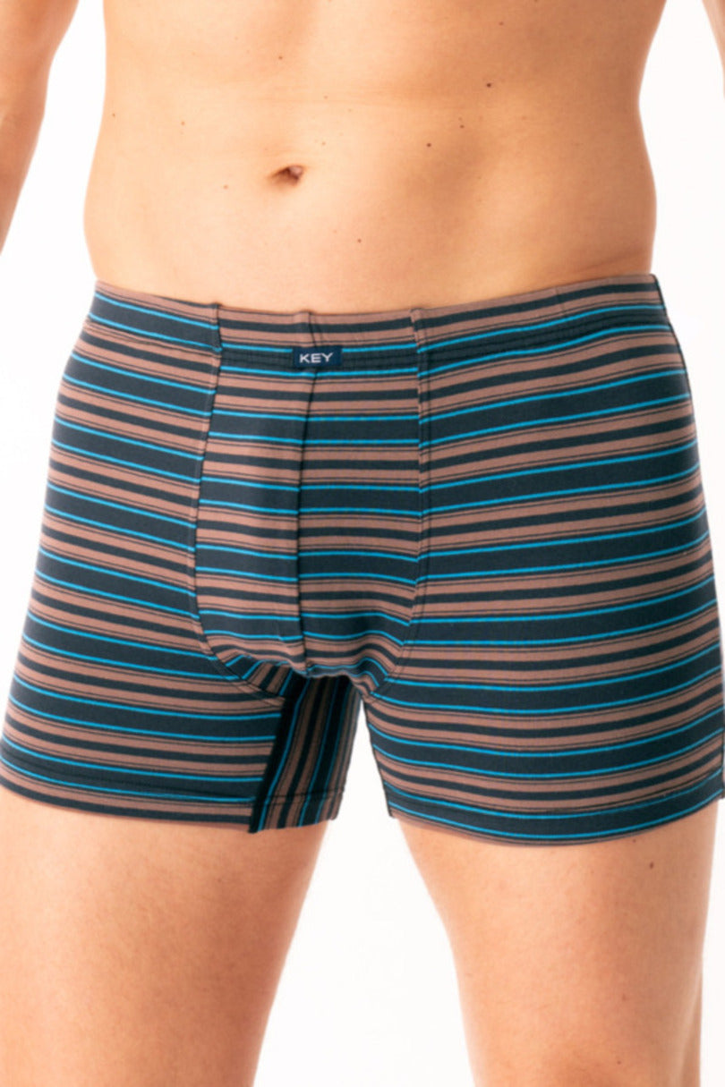 Boxer uomo in cotone elasticizzato a righe mxh 315