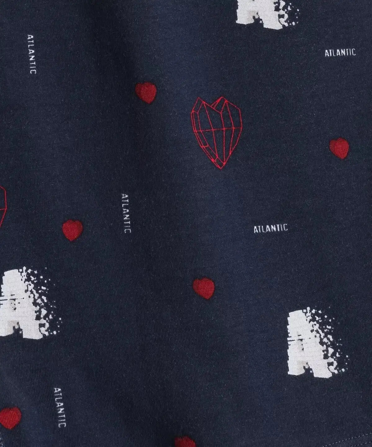 Boxer uomo larghi in cotone a cuori – pack da 2 pezzi