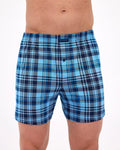 Boxer uomo morbido con bottoni in cotone elasticizzato