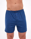 Boxer uomo morbido con bottoni in cotone elasticizzato