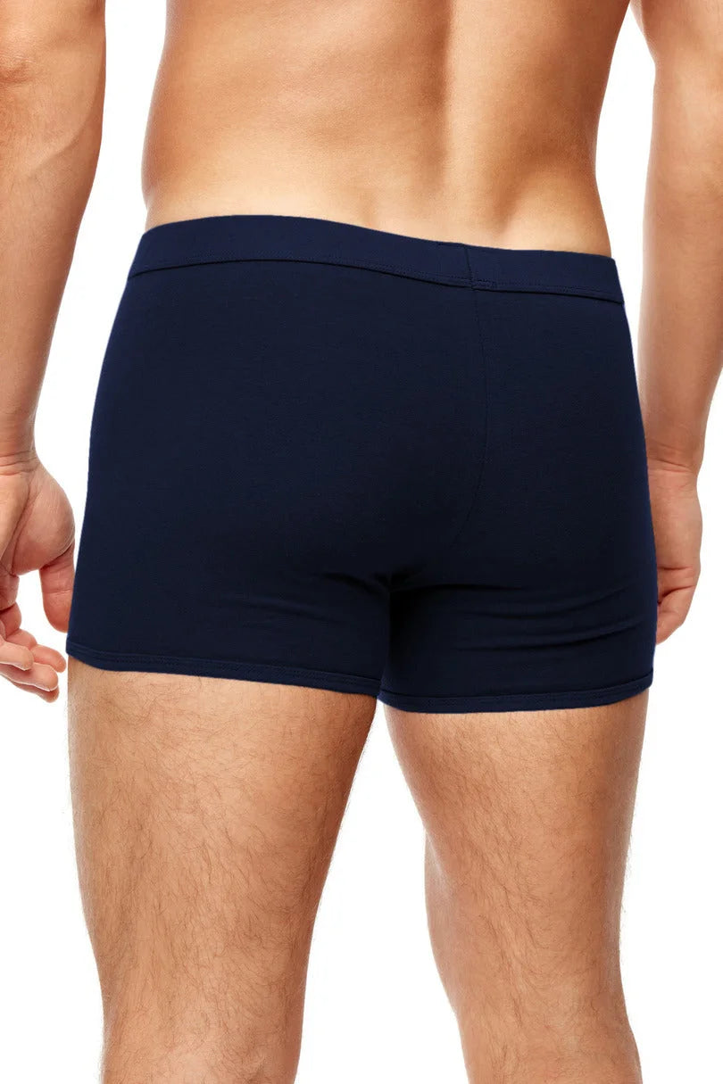 Boxer da uomo noviti in cotone stretch con elastico tunnel
