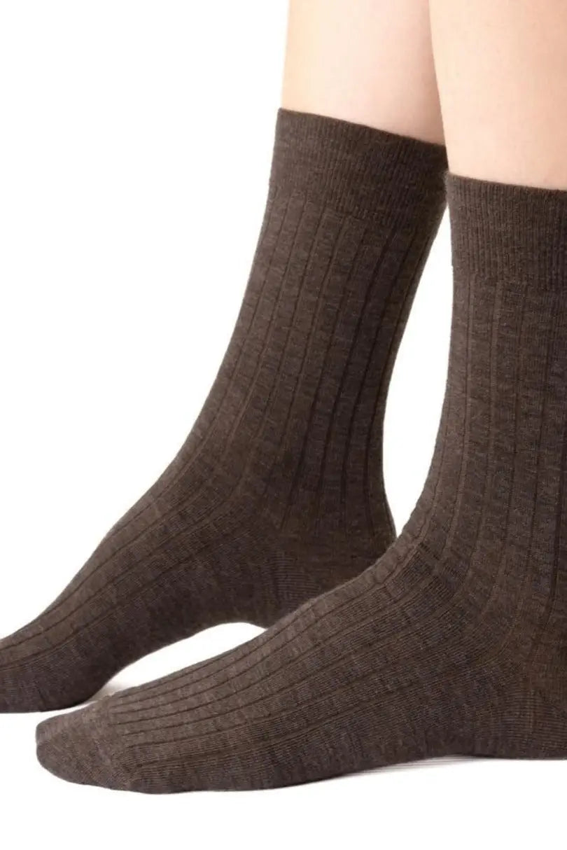 Calza corta da donna in lana merino - wool 130