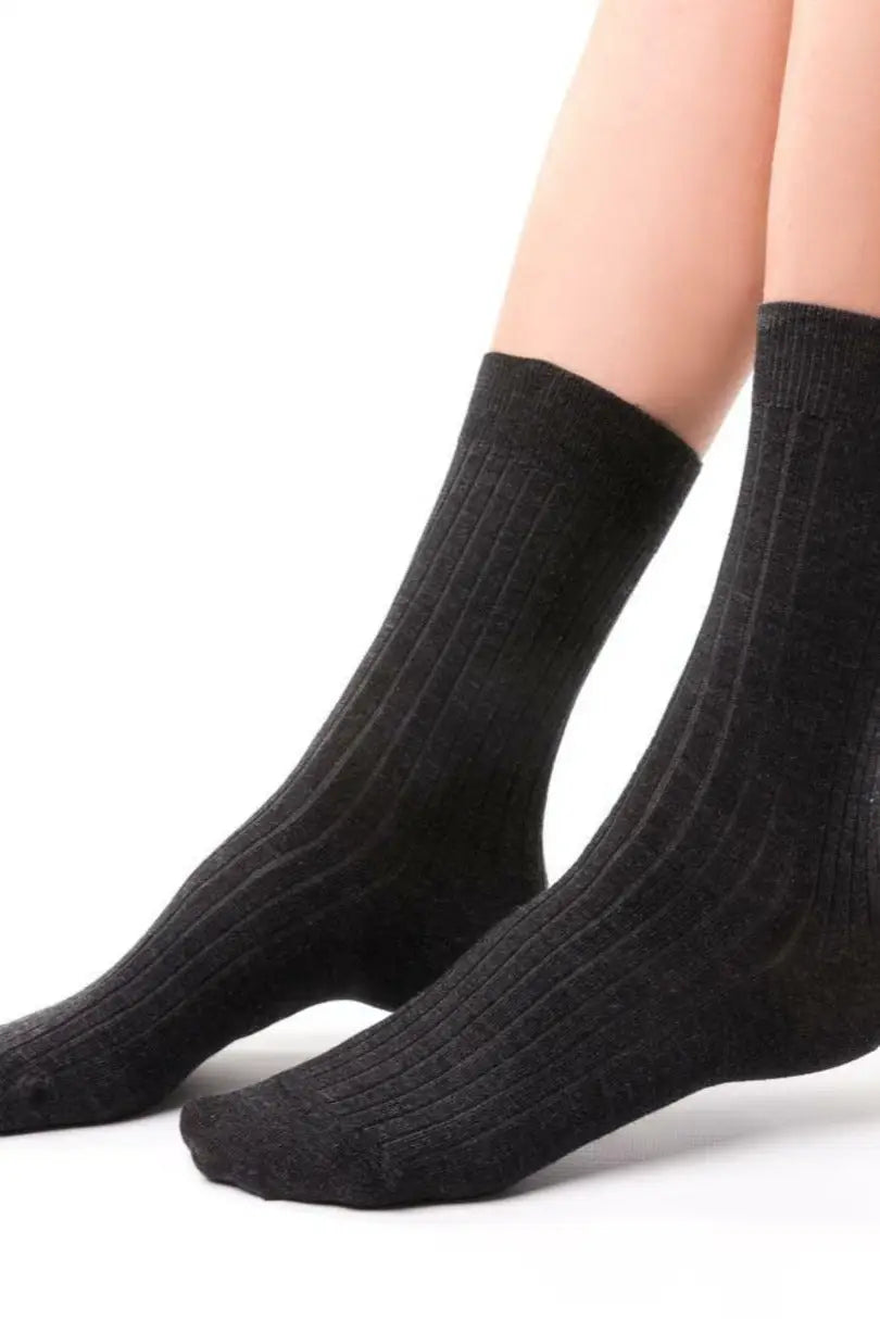 Calza corta da donna in lana merino - wool 130