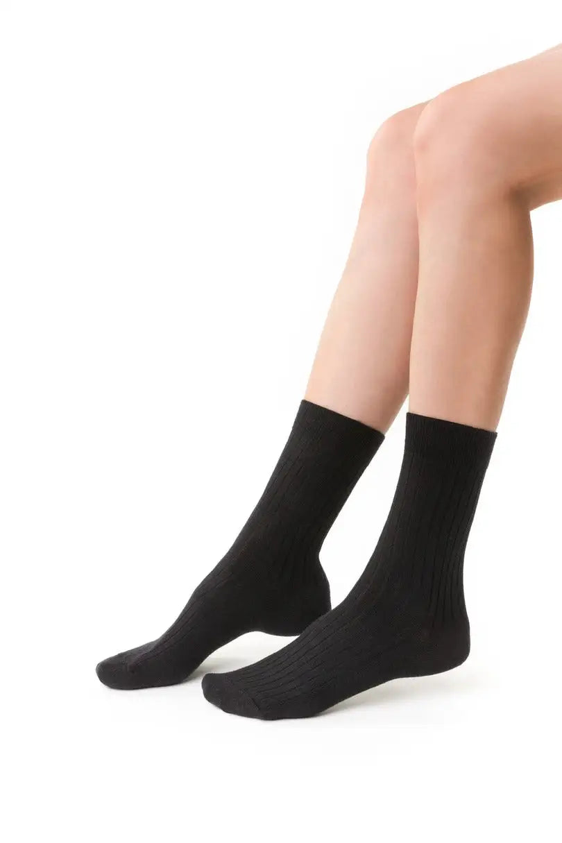 Calza corta da donna in lana merino - wool 130