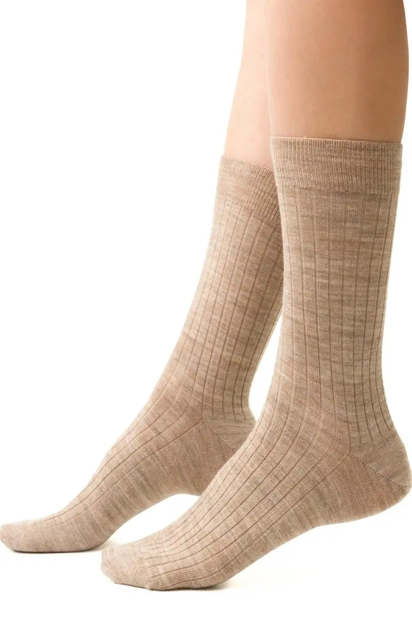 Calza corta da donna in lana merino - wool 130