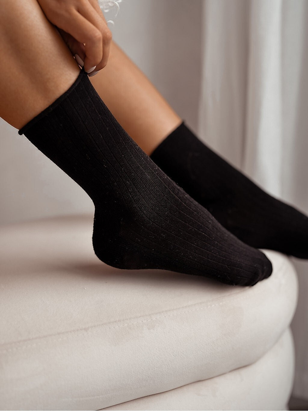 Calza corta donna senza elastico - unique