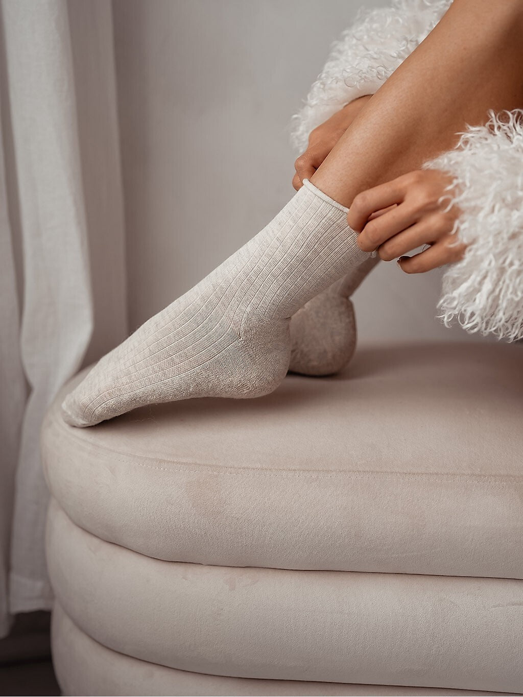 Calza corta donna senza elastico - unique