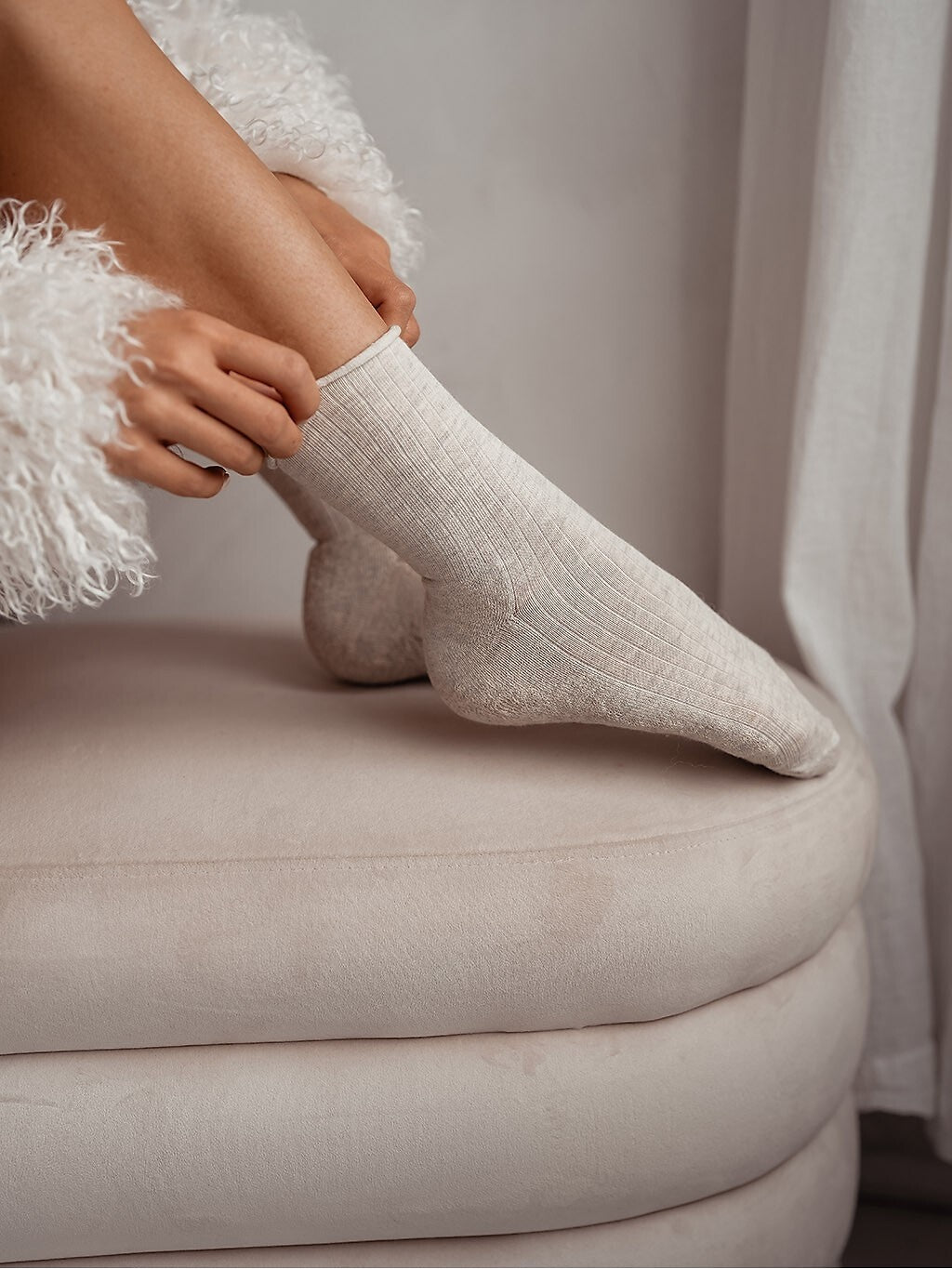 Calza corta donna senza elastico - unique
