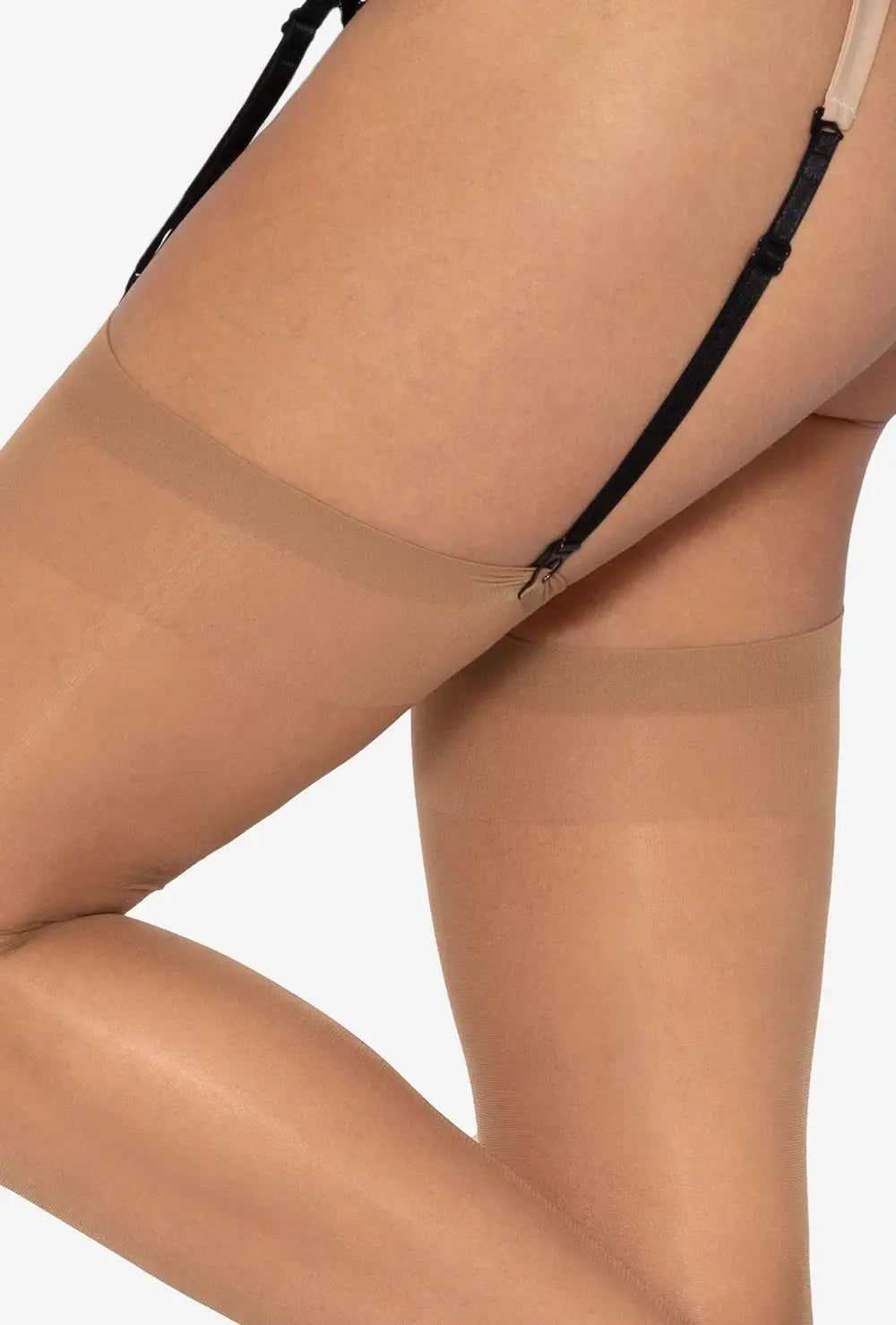 Calza da reggicalze velata - kelly - 15 den - confezione 2