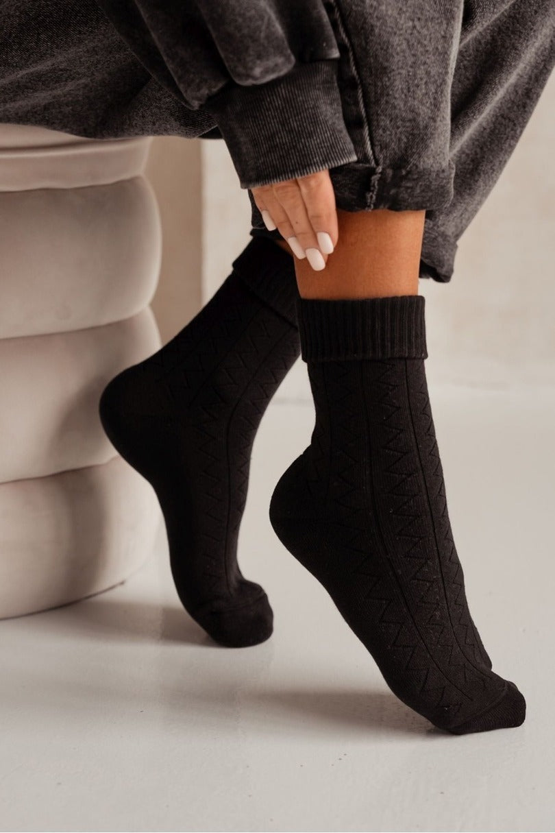 Calze corte da donna in cotone frotte - 0118.012