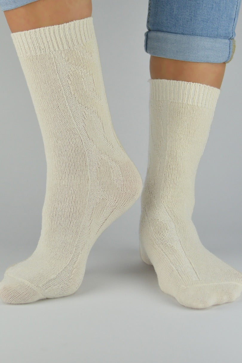 Calze corte da donna in misto lana - sw002