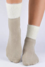 Calze corte da donna in caldo tessuto frotte - sf001